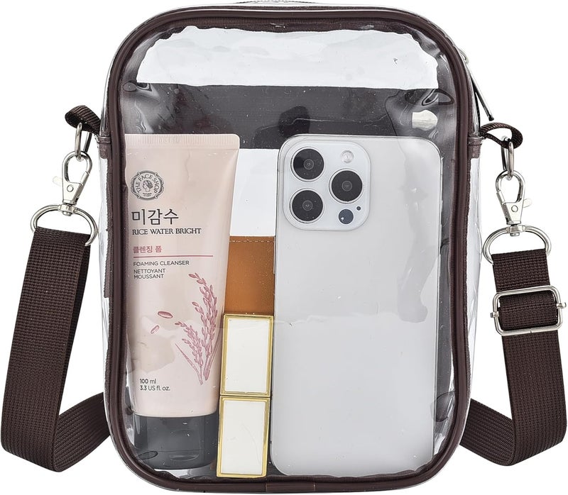 Busiuw Clear Bag for Stadium Events Small Mini Clear Purse Bag for Stadium Concerts Sports Events Festivals - Image 3
